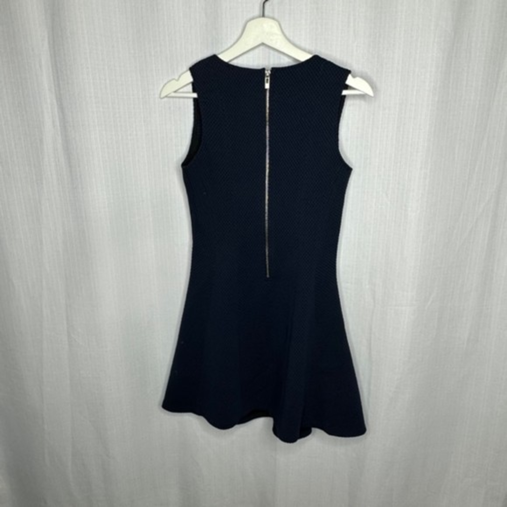 Aqua Blue Fit Flare Sleeveless Dress‎